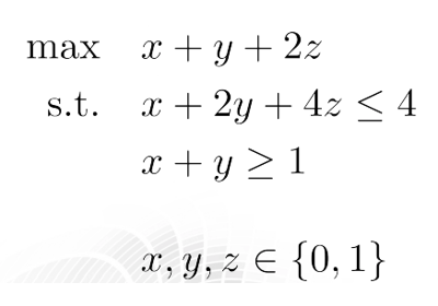 A simple MIP